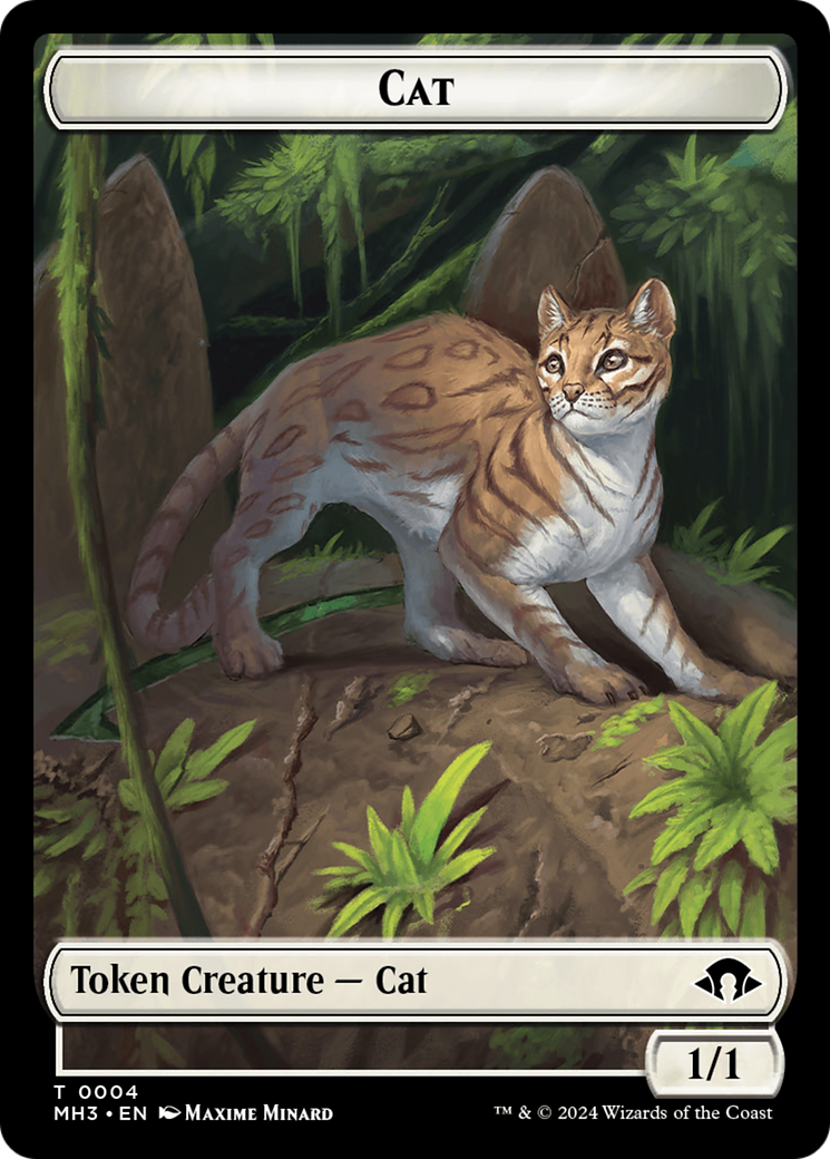 Eldrazi Spawn // Cat Double-Sided Token [Modern Horizons 3 Tokens] | Game Master's Emporium (The New GME)