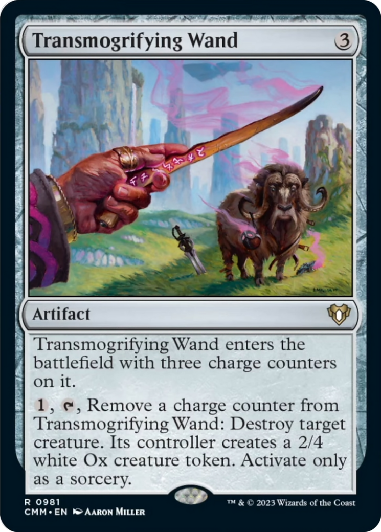 Transmogrifying Wand [Commander Masters] | Game Master's Emporium (The New GME)