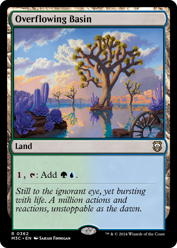 Overflowing Basin (Ripple Foil) [Modern Horizons 3 Commander] | Game Master's Emporium (The New GME)