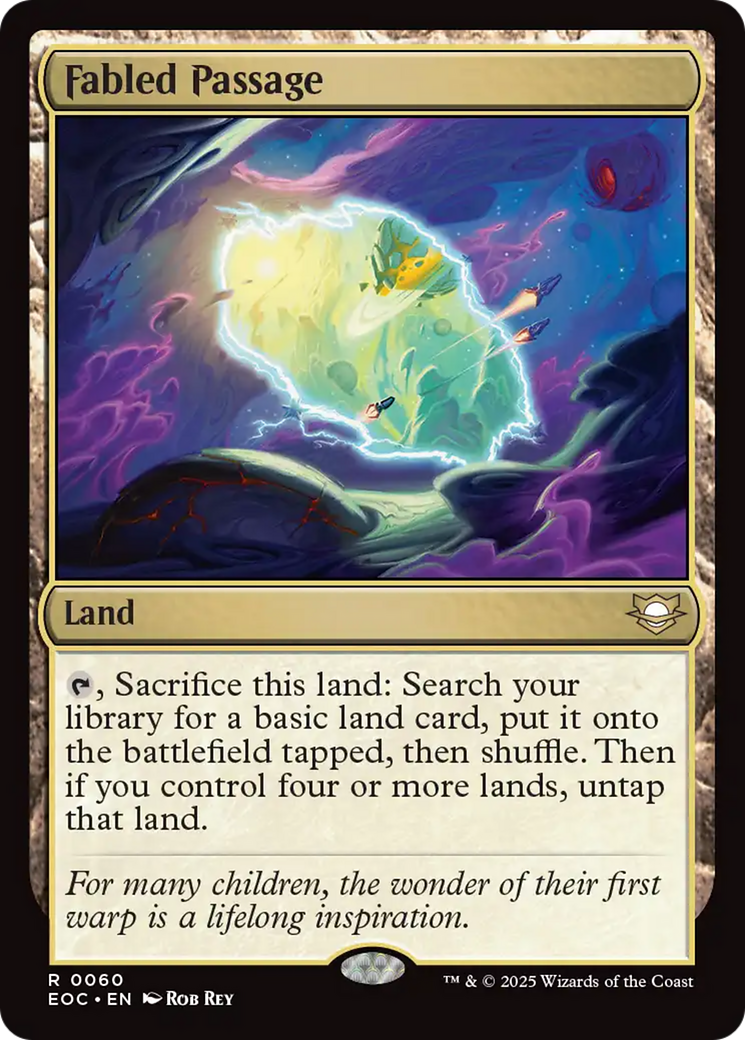 Fabled Passage [Edge of Eternities Commander] | Game Master's Emporium (The New GME)