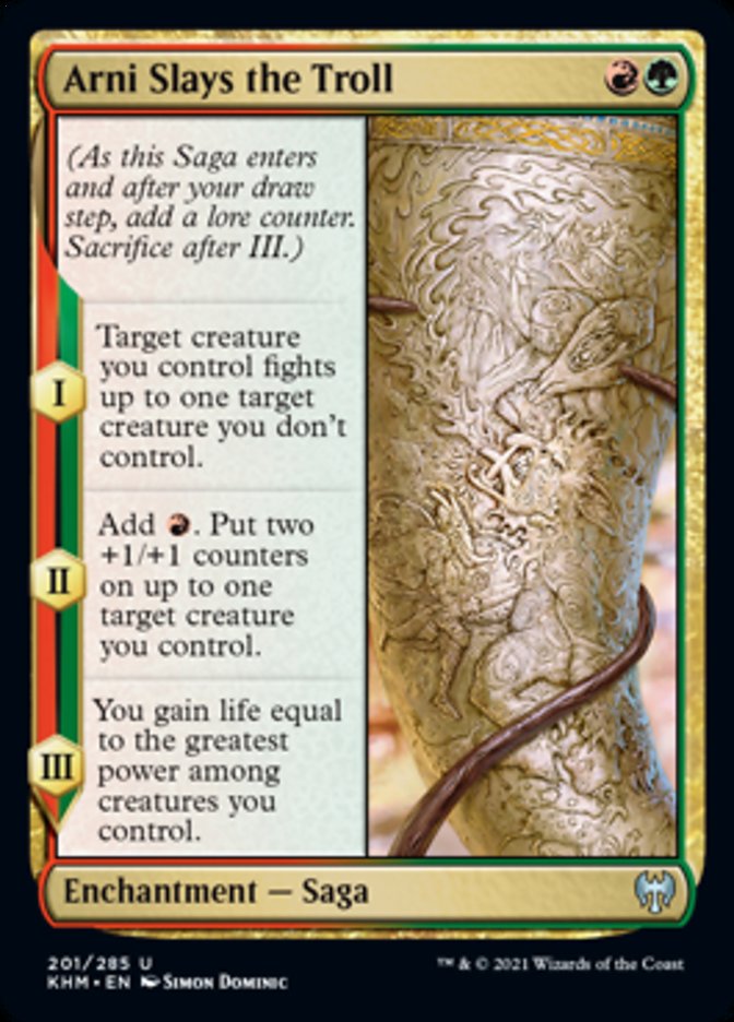 Arni Slays the Troll [Kaldheim] | Game Master's Emporium (The New GME)