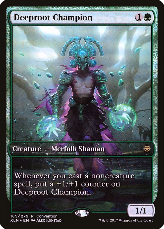 Deeproot Champion (Convention) (Full Art) [Ixalan Promos] | Game Master's Emporium (The New GME)