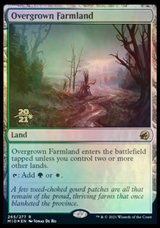Overgrown Farmland [Innistrad: Midnight Hunt Prerelease Promos] | Game Master's Emporium (The New GME)