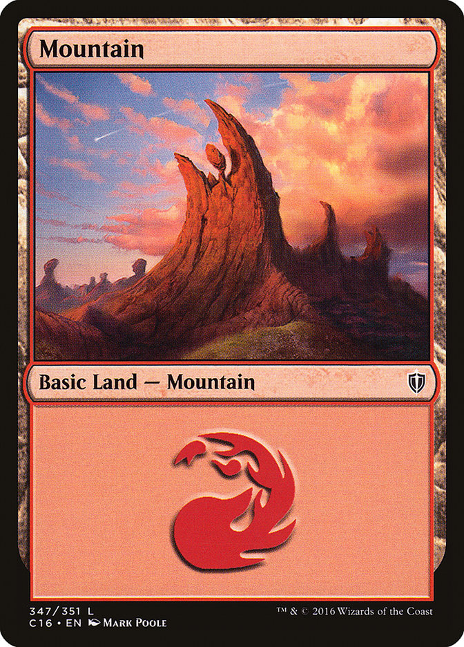 Mountain (347) [Commander 2016] | Game Master's Emporium (The New GME)