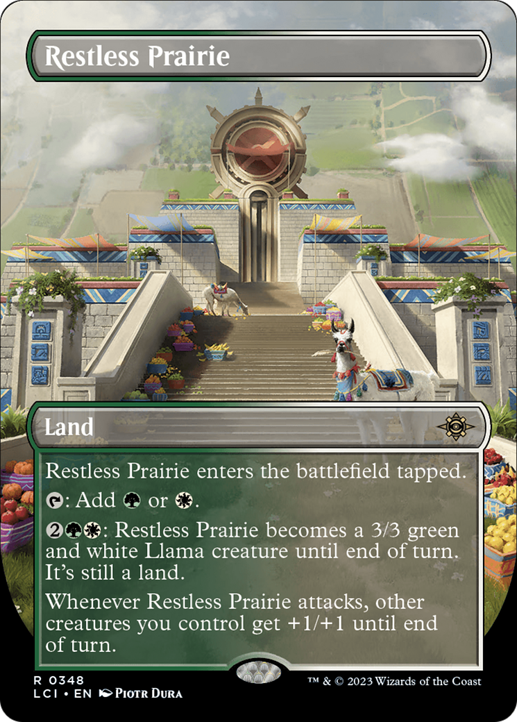 Restless Prairie (Borderless) [The Lost Caverns of Ixalan] | Game Master's Emporium (The New GME)