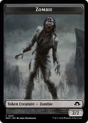 Zombie (Ripple Foil) // Insect (0027) Double-Sided Token [Modern Horizons 3 Tokens] | Game Master's Emporium (The New GME)