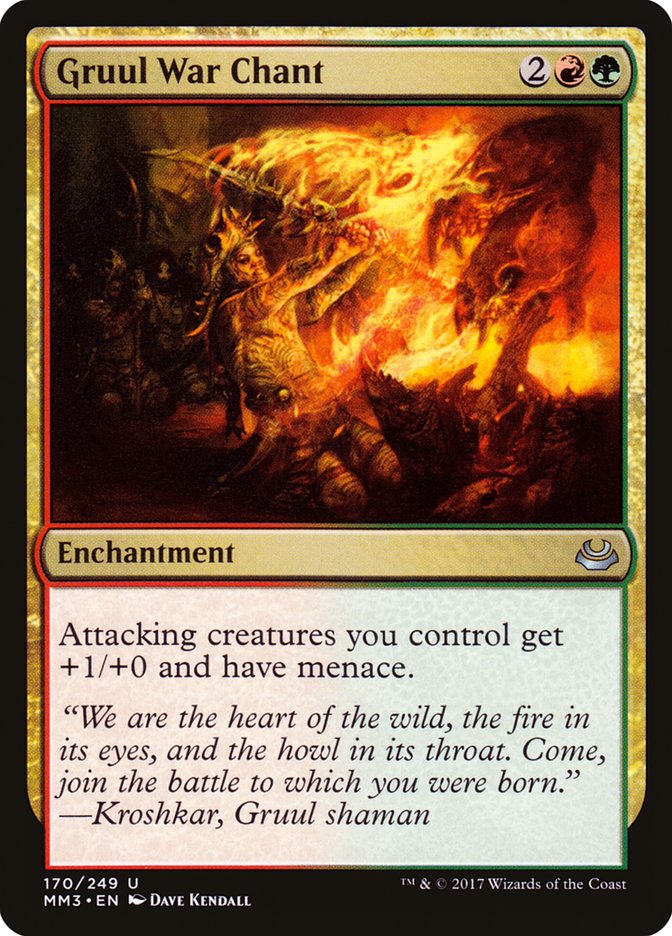 Gruul War Chant [Modern Masters 2017] | Game Master's Emporium (The New GME)