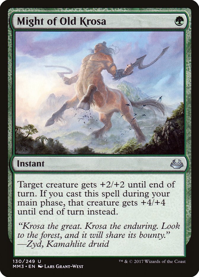 Might of Old Krosa [Modern Masters 2017] | Game Master's Emporium (The New GME)