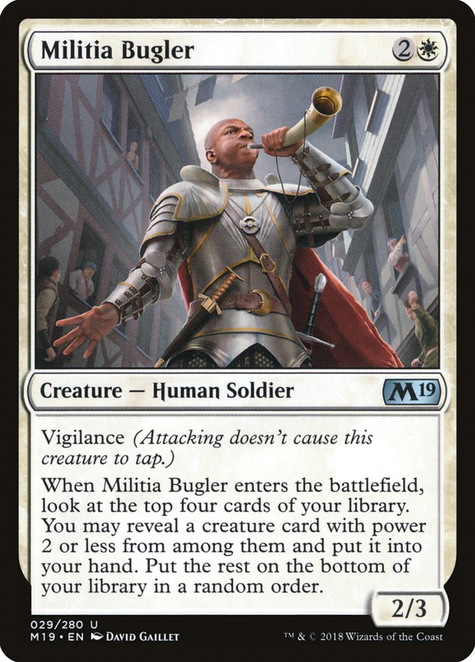 Militia Bugler [Core Set 2019] | Game Master's Emporium (The New GME)