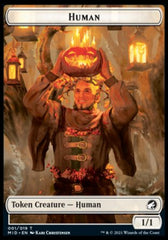 Human // Devil Double-Sided Token [Innistrad: Midnight Hunt Tokens] | Game Master's Emporium (The New GME)
