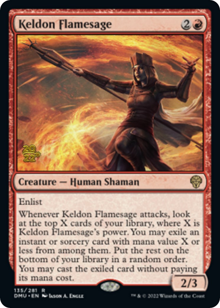 Keldon Flamesage [Dominaria United Prerelease Promos] | Game Master's Emporium (The New GME)