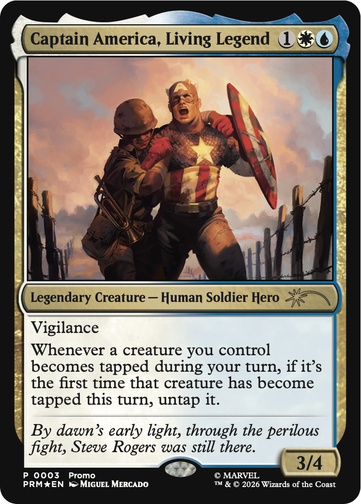 Captain America, Living Legend [Media Promos] | Game Master's Emporium (The New GME)