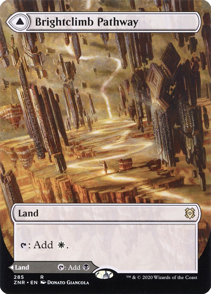 Brightclimb Pathway // Grimclimb Pathway (Borderless Alternate Art) [Zendikar Rising] | Game Master's Emporium (The New GME)