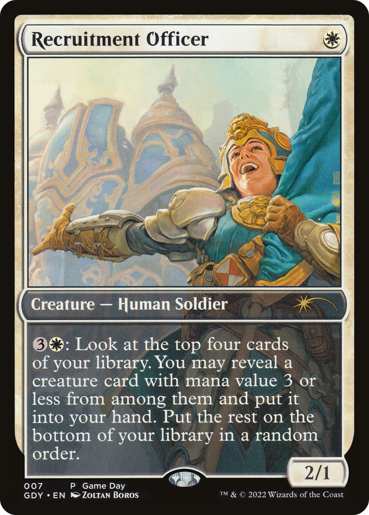 Recruitment Officer [Game Day 2022] | Game Master's Emporium (The New GME)