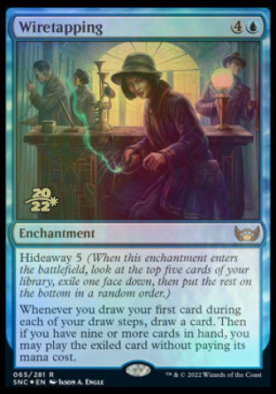 Wiretapping [Streets of New Capenna Prerelease Promos] | Game Master's Emporium (The New GME)
