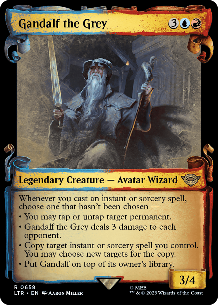 Gandalf the Grey [The Lord of the Rings: Tales of Middle-Earth Showcase Scrolls] | Game Master's Emporium (The New GME)