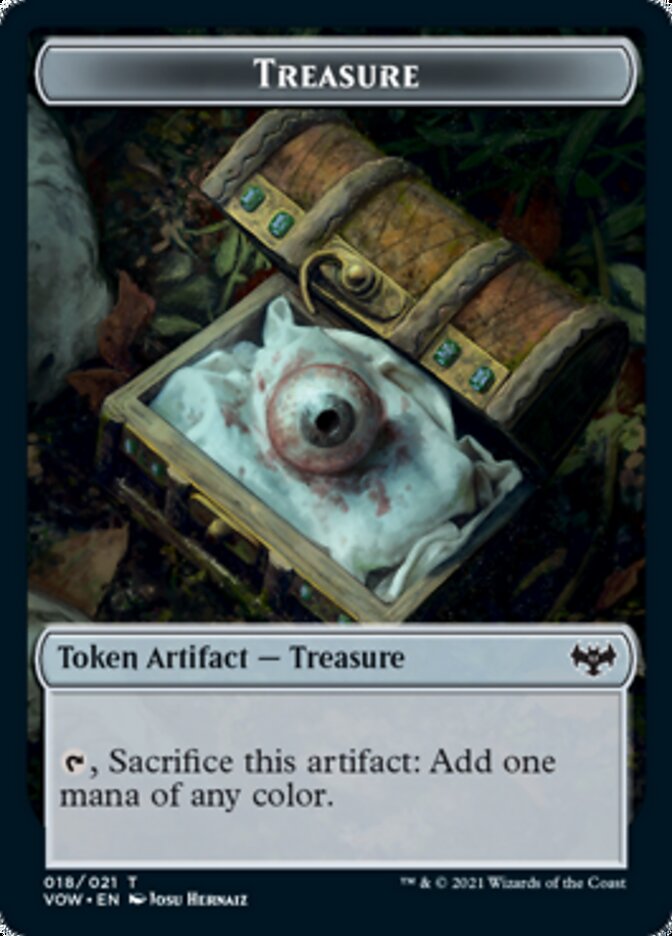 Copy // Treasure Double-Sided Token [Innistrad: Crimson Vow Tokens] | Game Master's Emporium (The New GME)