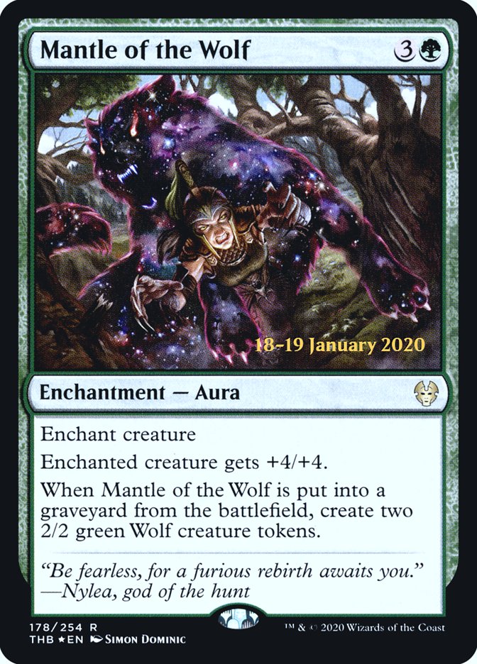 Mantle of the Wolf [Theros Beyond Death Prerelease Promos] | Game Master's Emporium (The New GME)