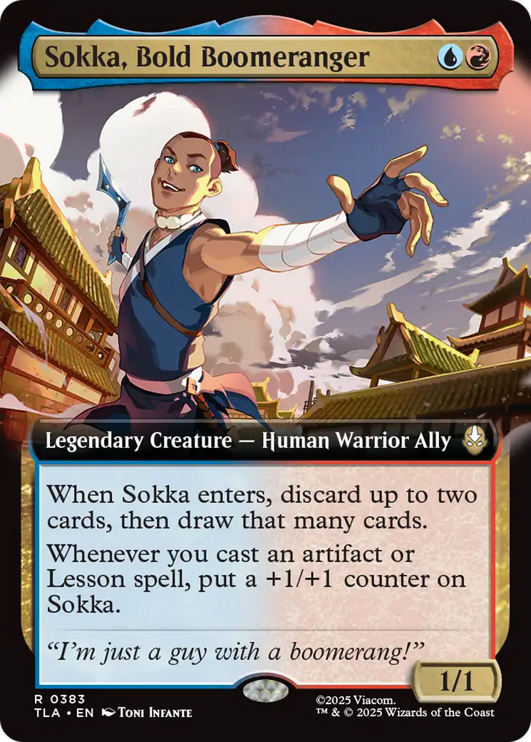 Sokka, Bold Boomeranger (Extended Art) [Avatar: The Last Airbender] | Game Master's Emporium (The New GME)