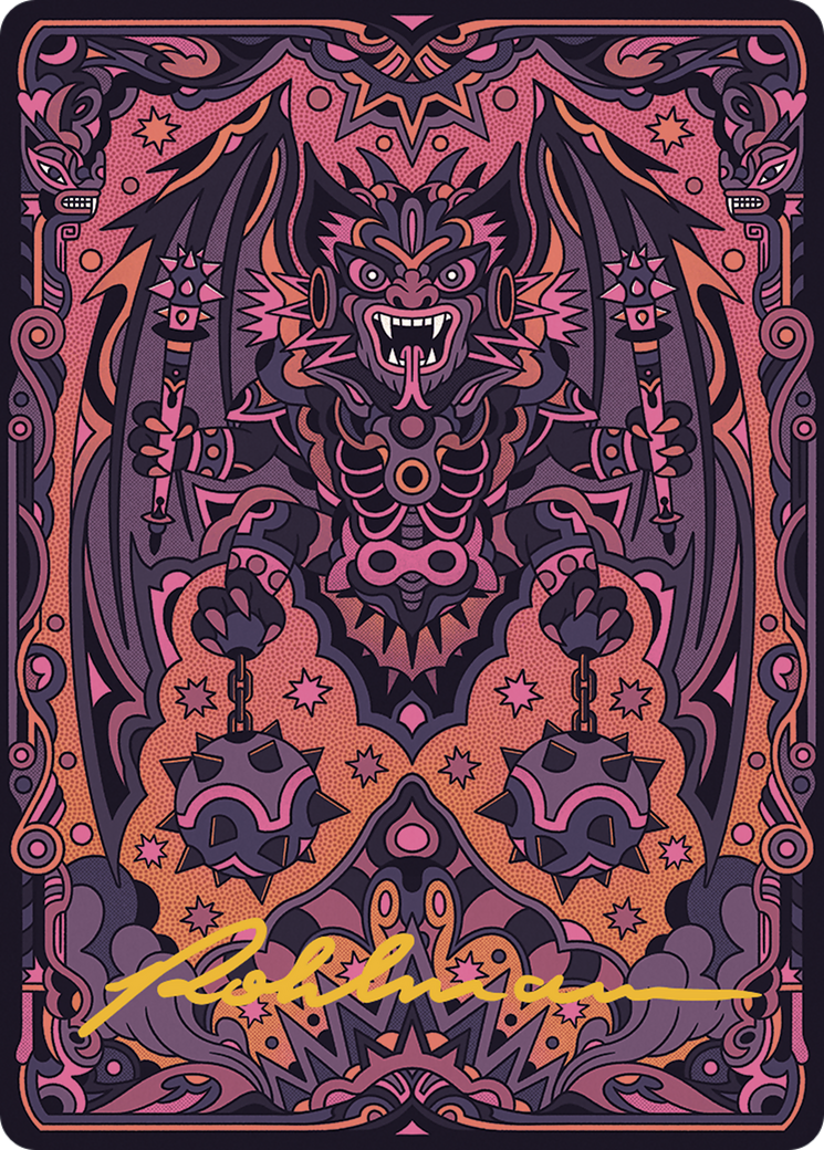 Bloodletter of Aclazotz Art Card (61/81) (Gold-Stamped Signature) [The Lost Caverns of Ixalan Art Series] | Game Master's Emporium (The New GME)