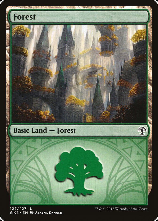 Forest (127) [Guilds of Ravnica Guild Kit] | Game Master's Emporium (The New GME)