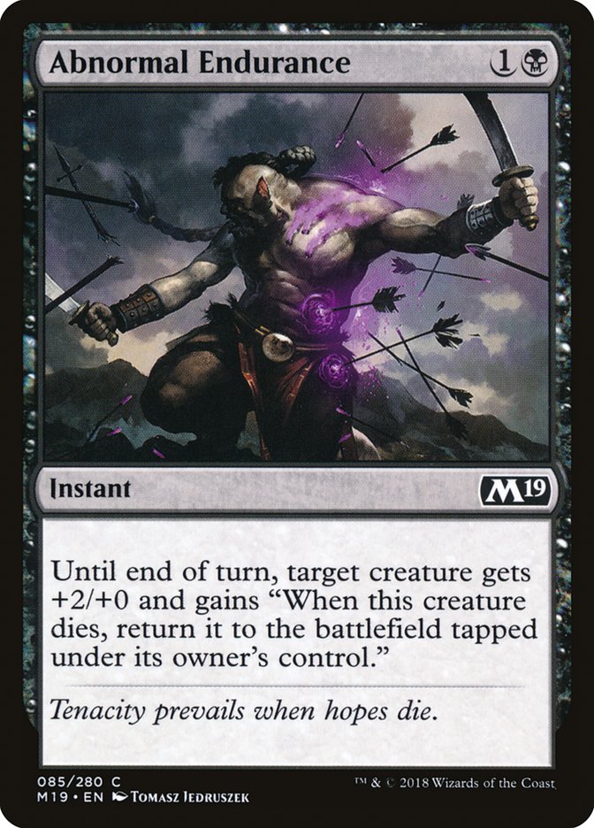 Abnormal Endurance [Core Set 2019] | Game Master's Emporium (The New GME)