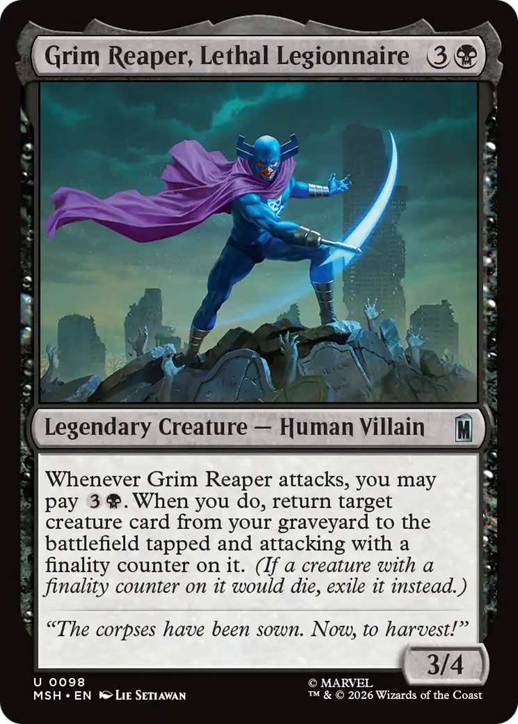 Grim Reaper, Lethal Legionnaire [Marvel Super Heroes] | Game Master's Emporium (The New GME)