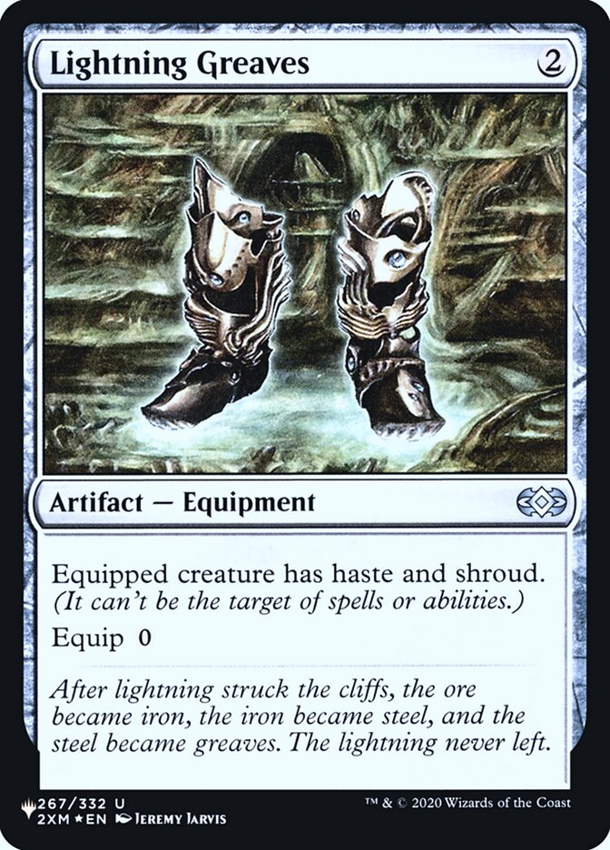 Lightning Greaves [Secret Lair: Heads I Win, Tails You Lose] | Game Master's Emporium (The New GME)