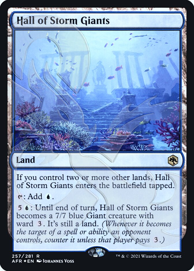 Hall of Storm Giants (Ampersand Promo) [Dungeons & Dragons: Adventures in the Forgotten Realms Promos] | Game Master's Emporium (The New GME)