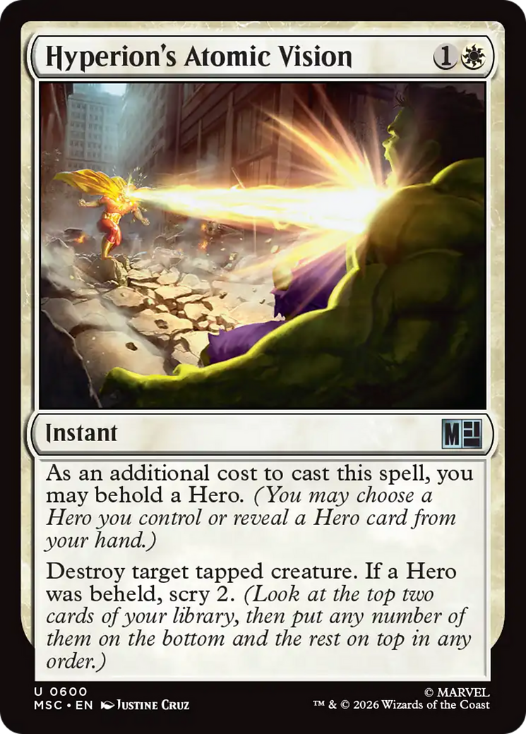 Hyperion's Atomic Vision [Marvel Super Heroes Commander] | Game Master's Emporium (The New GME)