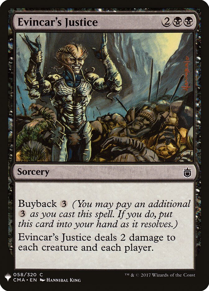 Evincar's Justice [Mystery Booster] | Game Master's Emporium (The New GME)