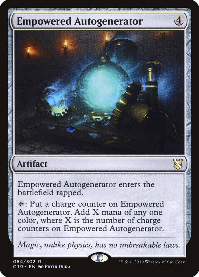 Empowered Autogenerator [Commander 2019] | Game Master's Emporium (The New GME)