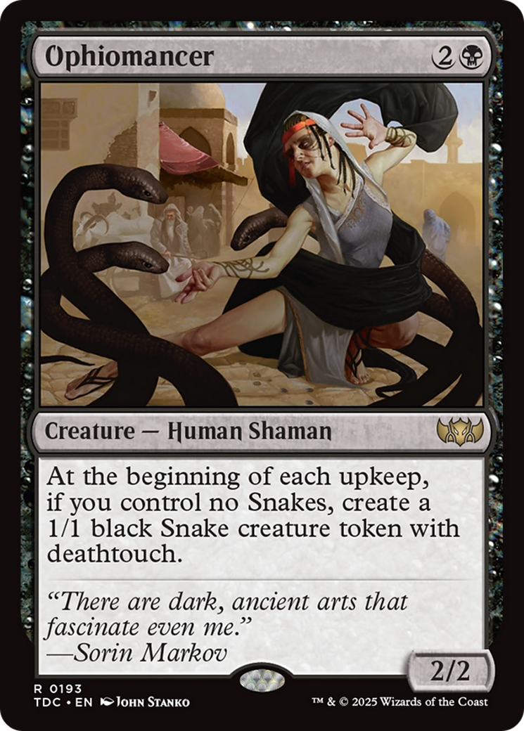 Ophiomancer [Tarkir: Dragonstorm Commander] | Game Master's Emporium (The New GME)