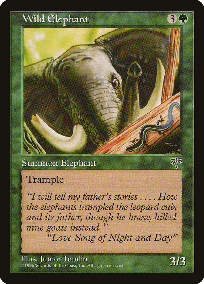 Wild Elephant [Mirage] | Game Master's Emporium (The New GME)