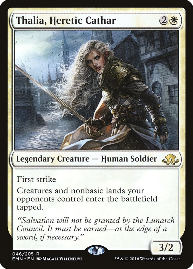 Thalia, Heretic Cathar [Eldritch Moon] | Game Master's Emporium (The New GME)