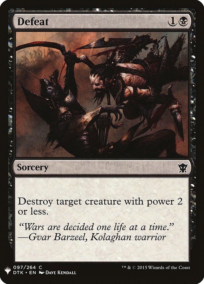 Defeat [Mystery Booster] | Game Master's Emporium (The New GME)