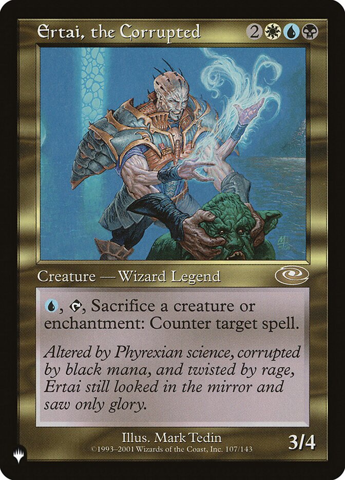 Ertai, the Corrupted [The List] | Game Master's Emporium (The New GME)
