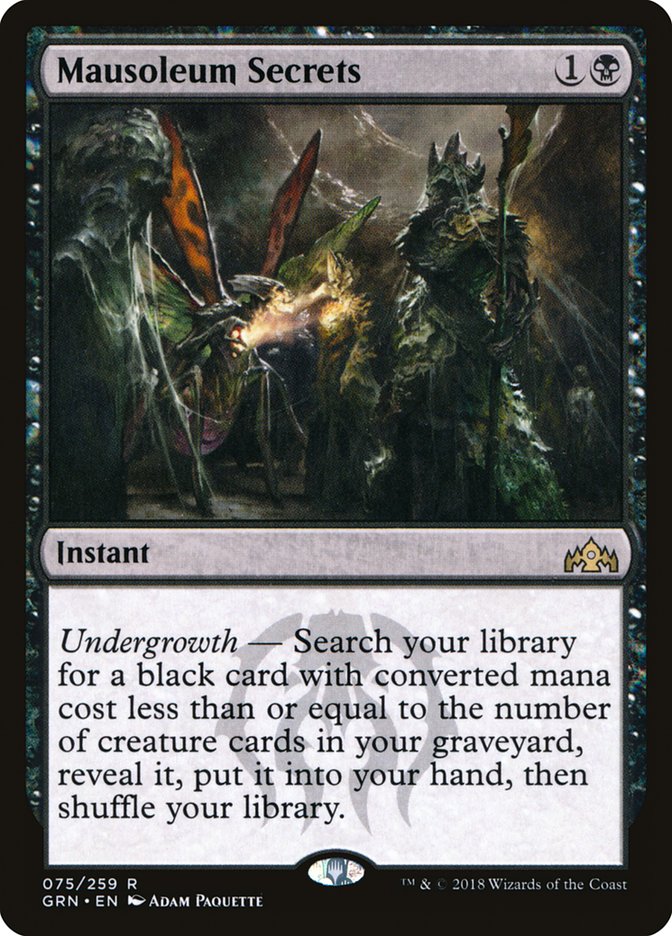 Mausoleum Secrets [Guilds of Ravnica] | Game Master's Emporium (The New GME)