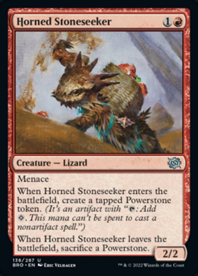 Horned Stoneseeker [The Brothers' War] | Game Master's Emporium (The New GME)