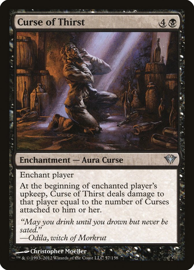 Curse of Thirst [Dark Ascension] | Game Master's Emporium (The New GME)