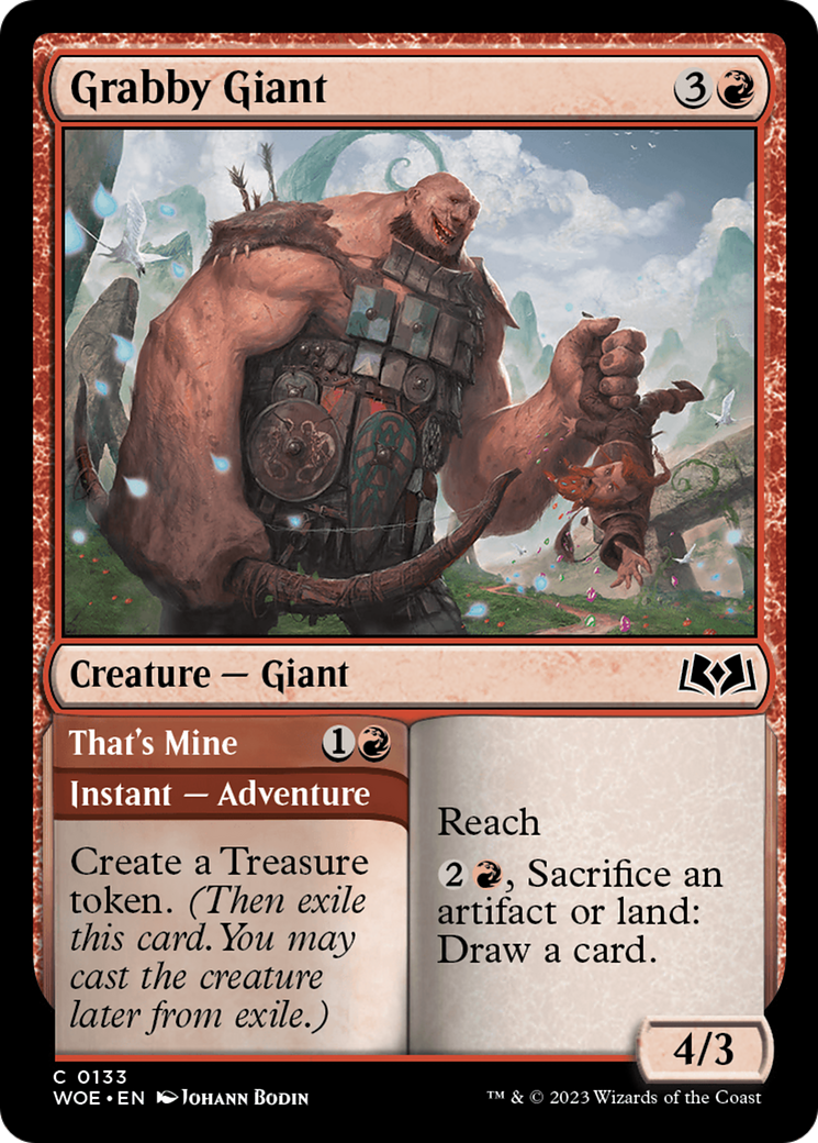 Grabby Giant // That's Mine [Wilds of Eldraine] | Game Master's Emporium (The New GME)