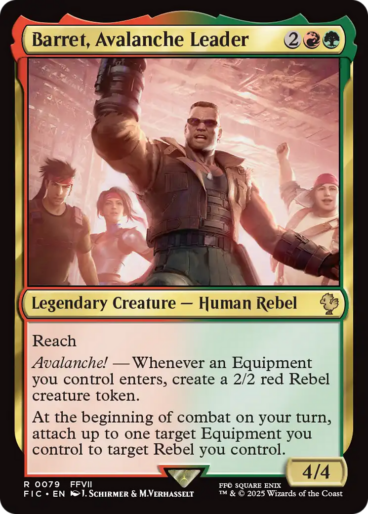 Barret, Avalanche Leader [FINAL FANTASY Commander] | Game Master's Emporium (The New GME)