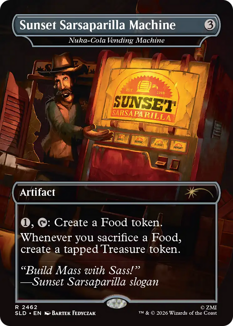 Sunset Sarsaparilla Machine - Nuka-Cola Vending Machine [Secret Lair Drop Series] | Game Master's Emporium (The New GME)