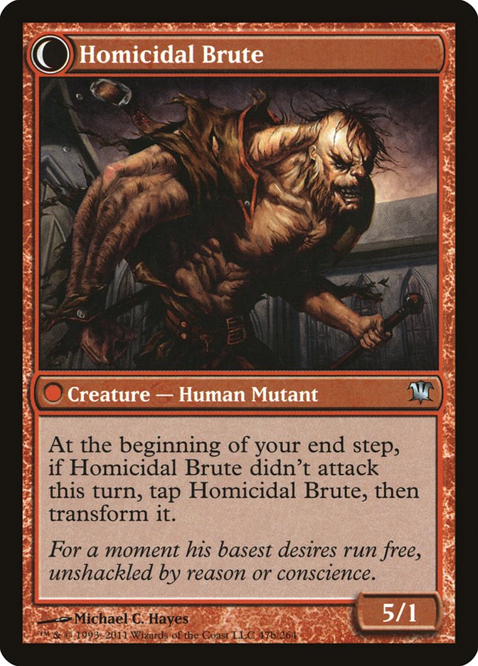 Civilized Scholar // Homicidal Brute [Innistrad] | Game Master's Emporium (The New GME)