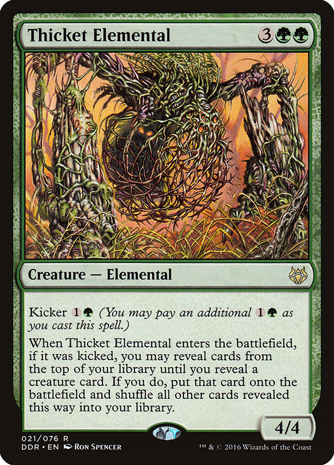 Thicket Elemental [Duel Decks: Nissa vs. Ob Nixilis] | Game Master's Emporium (The New GME)