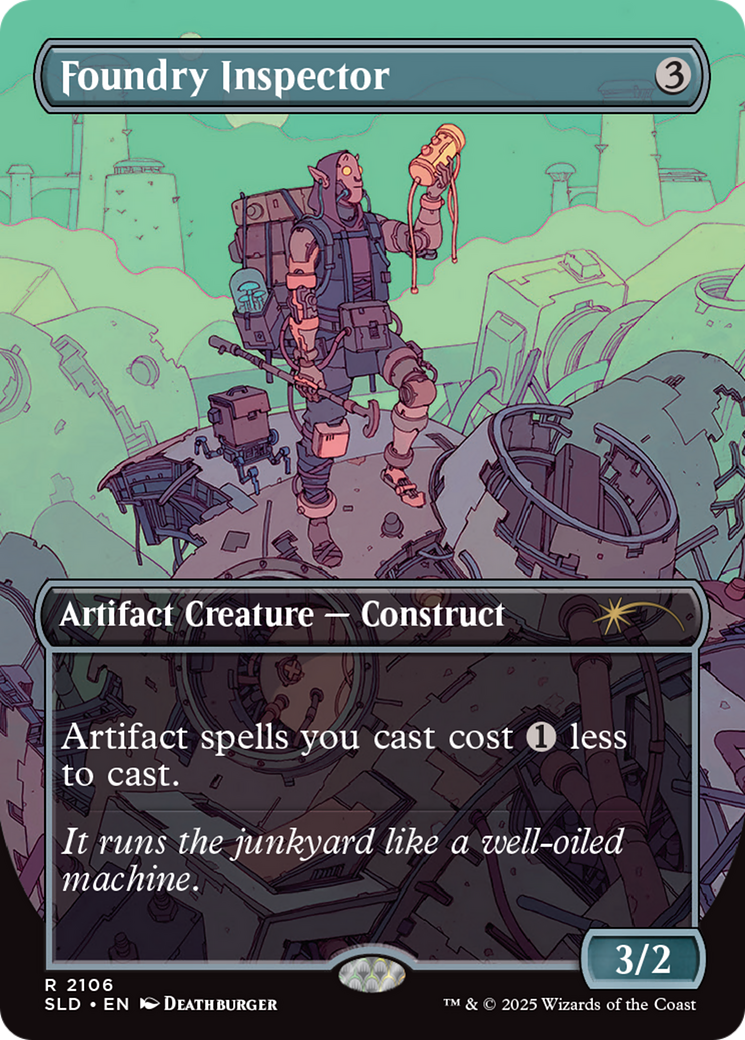 Foundry Inspector (Galaxy Foil) [Secret Lair Drop Series] | Game Master's Emporium (The New GME)