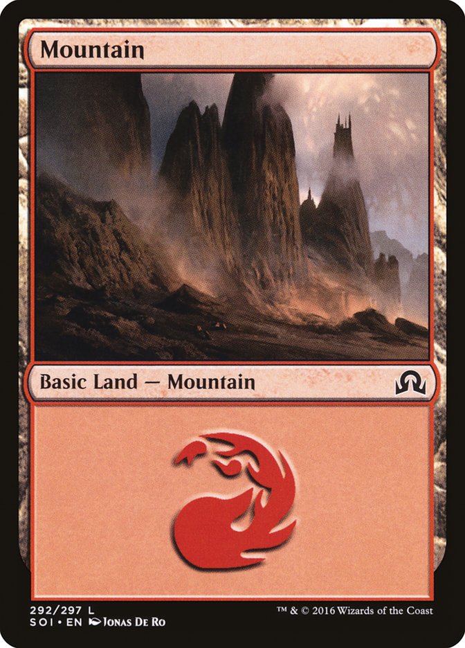 Mountain (292) [Shadows over Innistrad] | Game Master's Emporium (The New GME)