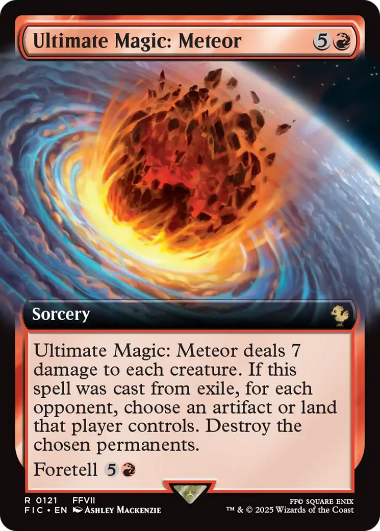 Ultimate Magic: Meteor (Extended Art) [FINAL FANTASY Commander] | Game Master's Emporium (The New GME)