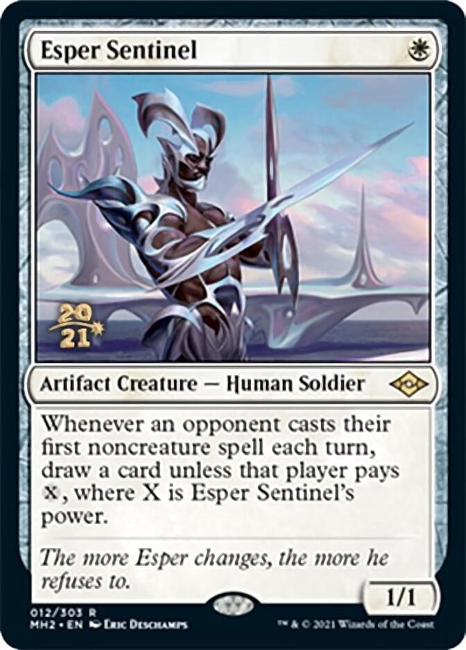 Esper Sentinel [Modern Horizons 2 Prerelease Promos] | Game Master's Emporium (The New GME)