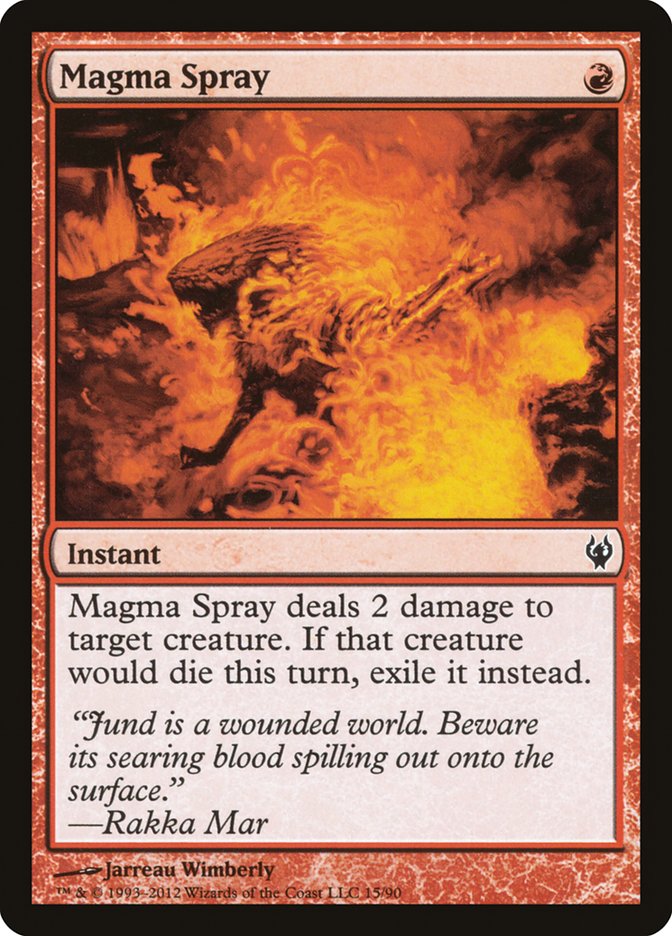 Magma Spray [Duel Decks: Izzet vs. Golgari] | Game Master's Emporium (The New GME)